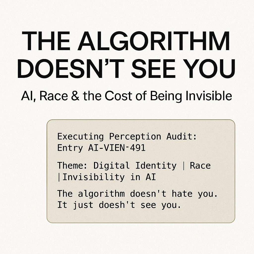 The Algorithm Doesn’t See You: AI, Race & Digital Invisibility