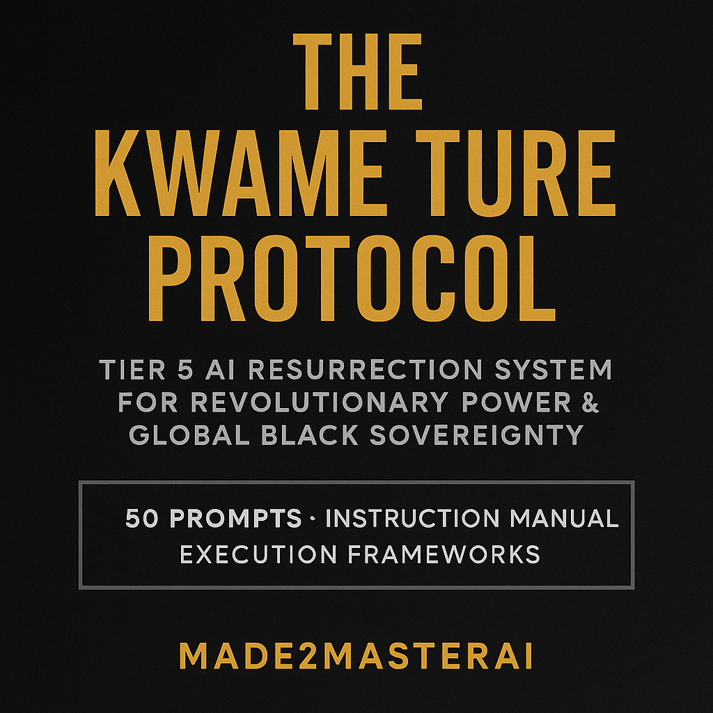 The Kwame Ture Protocol — A Tier 5 AI Execution Vault