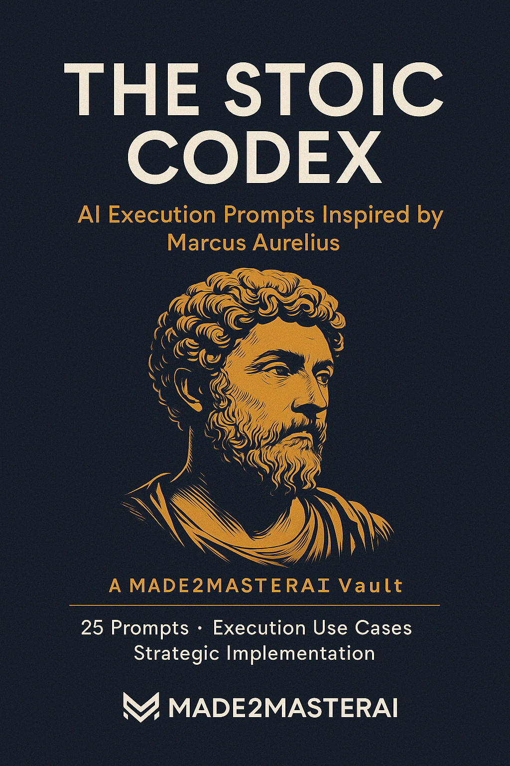 The Stoic Codex – AI Execution Vault (50 Prompt Arcs for Discipline, Resilience & Legacy)